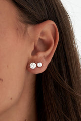 moissanite oorbellen