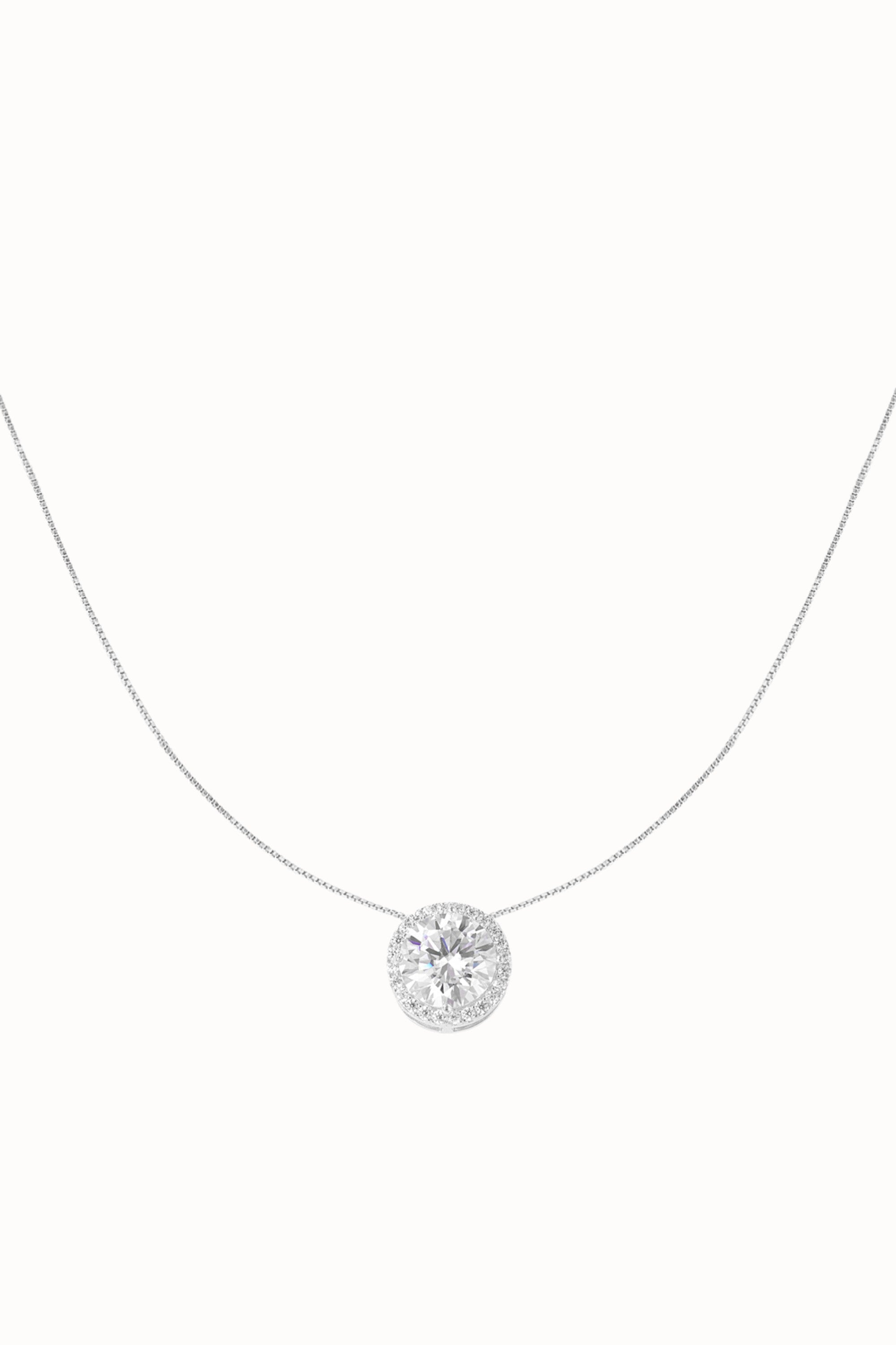 Damaris Ketting moissanite zilver