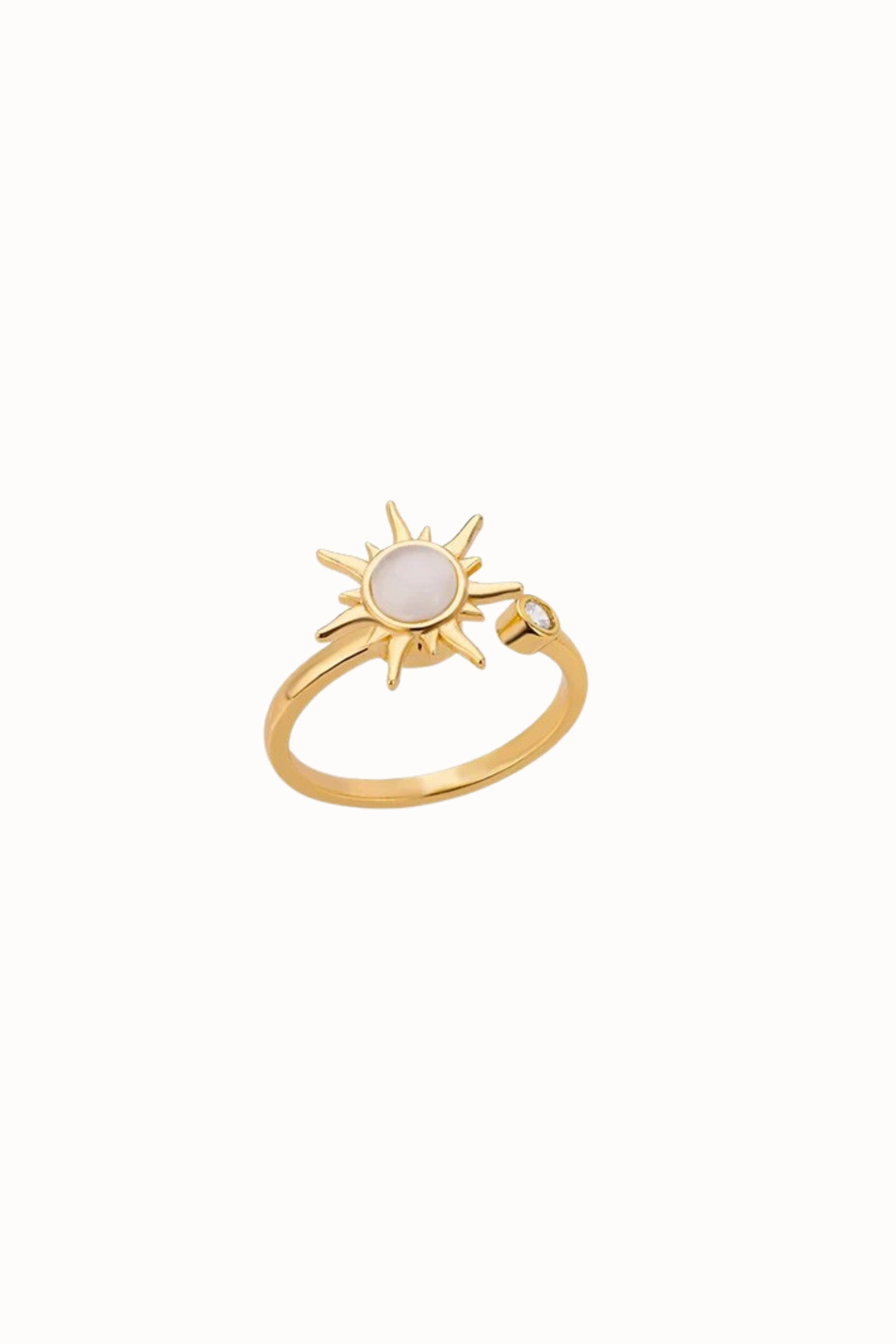 fidget ring sun goud
