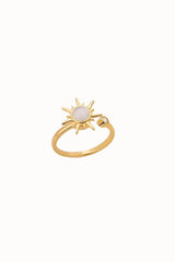 fidget ring sun goud