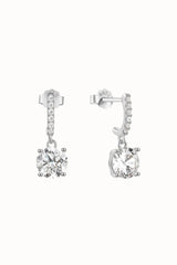 Hangoorbel met zirkonia goud