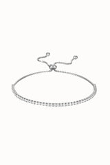 Zilver armband met zirkonia