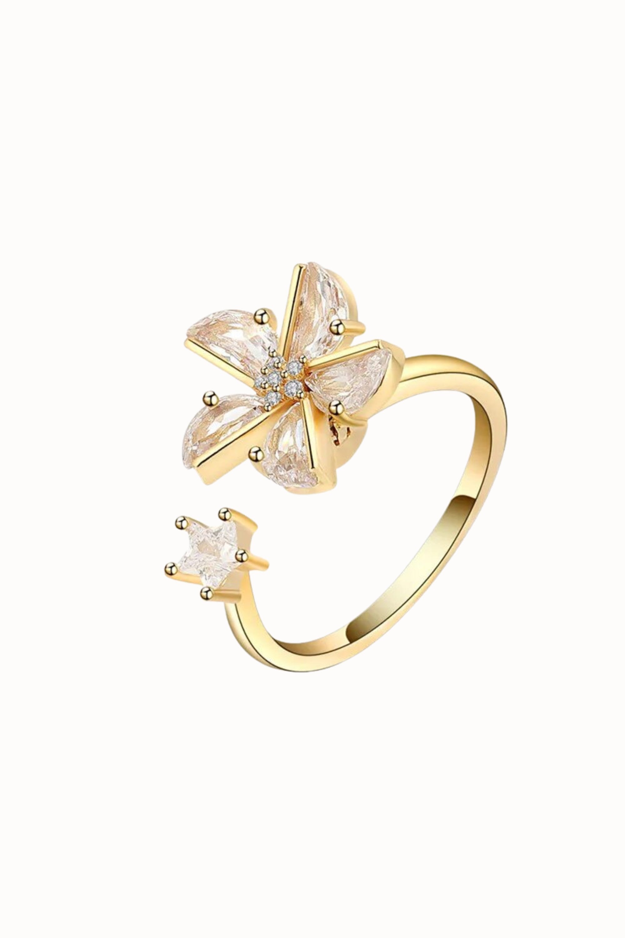 Fidget ring rose goud
