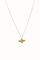 Gouden ketting met bij