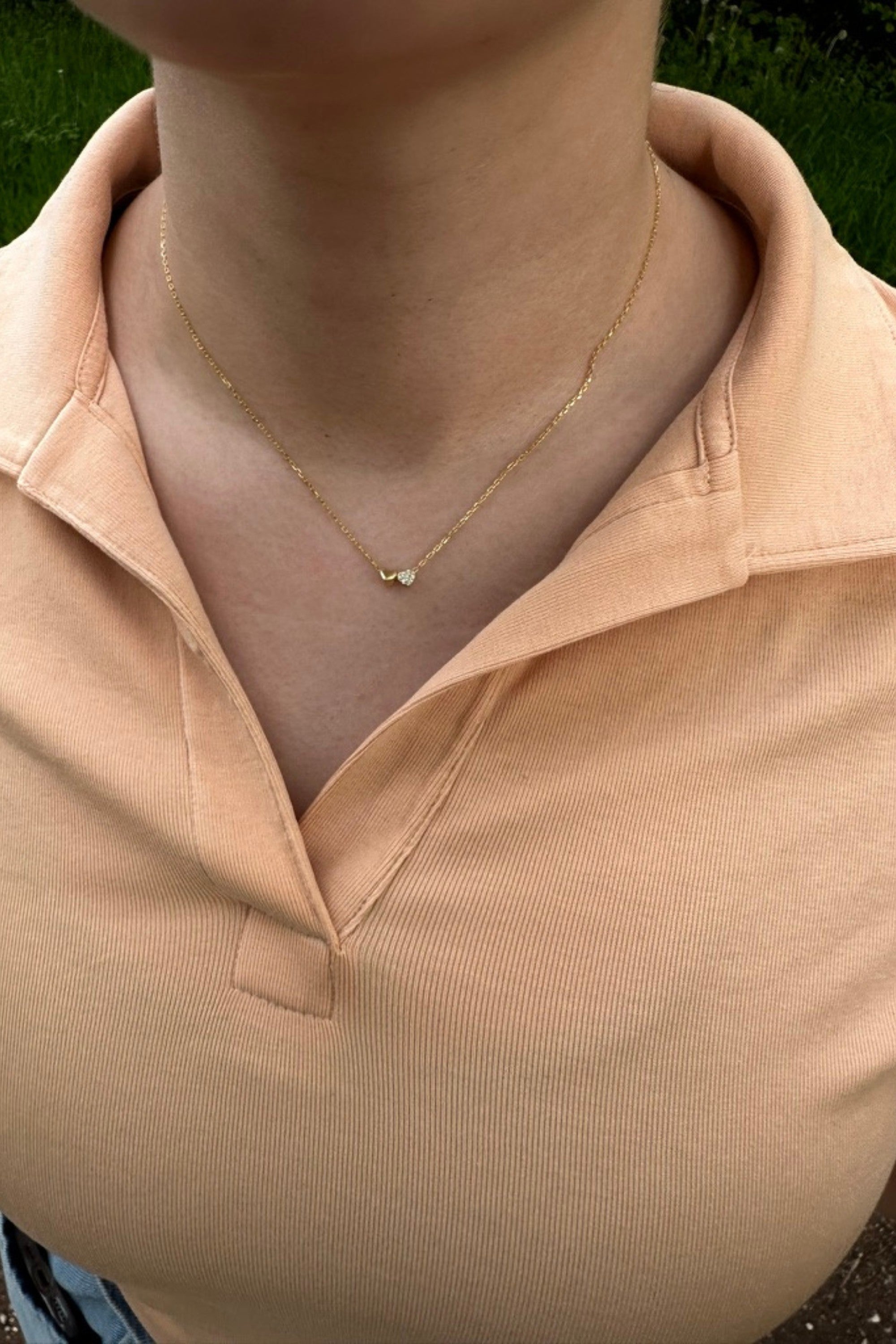 ketting met hartjes