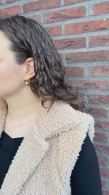 Gouden oorbellen zirkonia