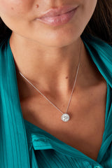 Ketting met moissanite zilver