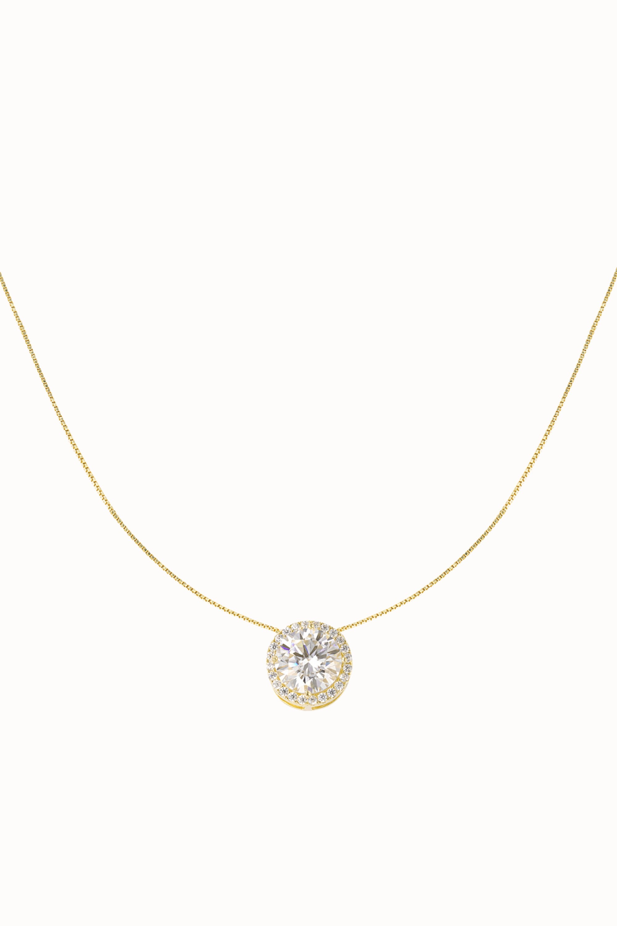 Damaris Ketting moissanite goud