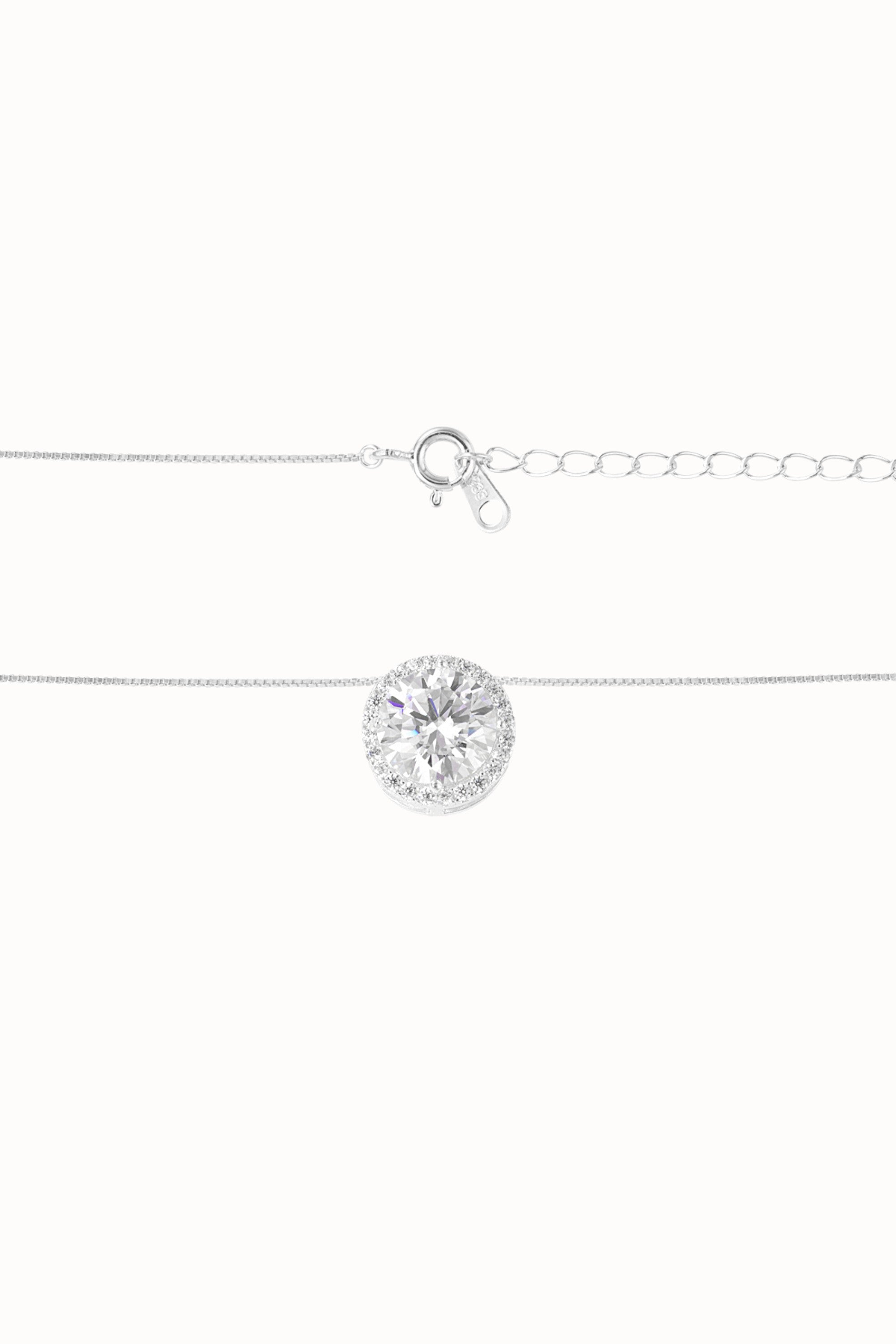 Damaris Ketting moissanite zilver