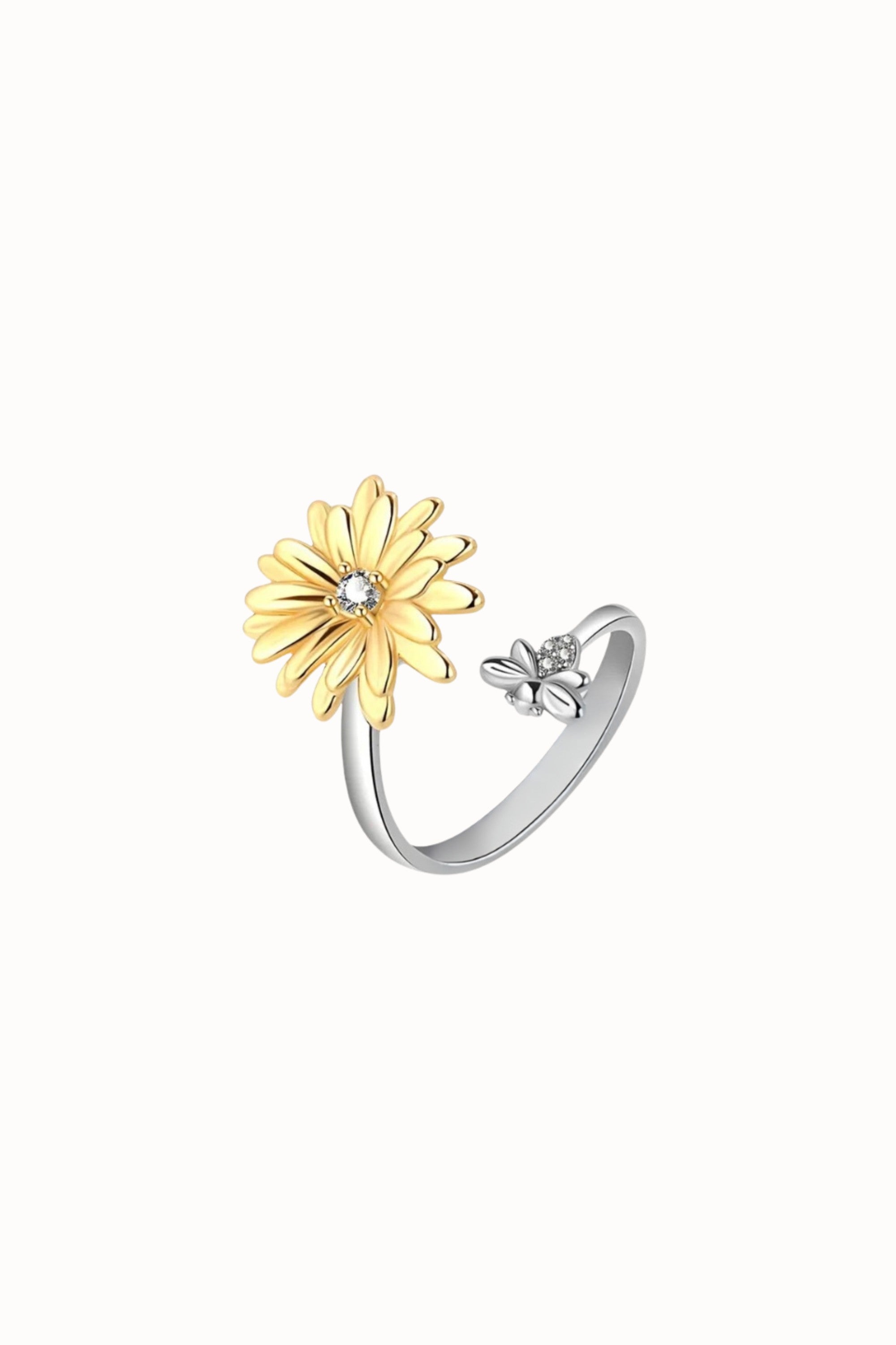 Fidget ring sunflower