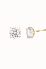 Oorstekers moissanite Eloise goud